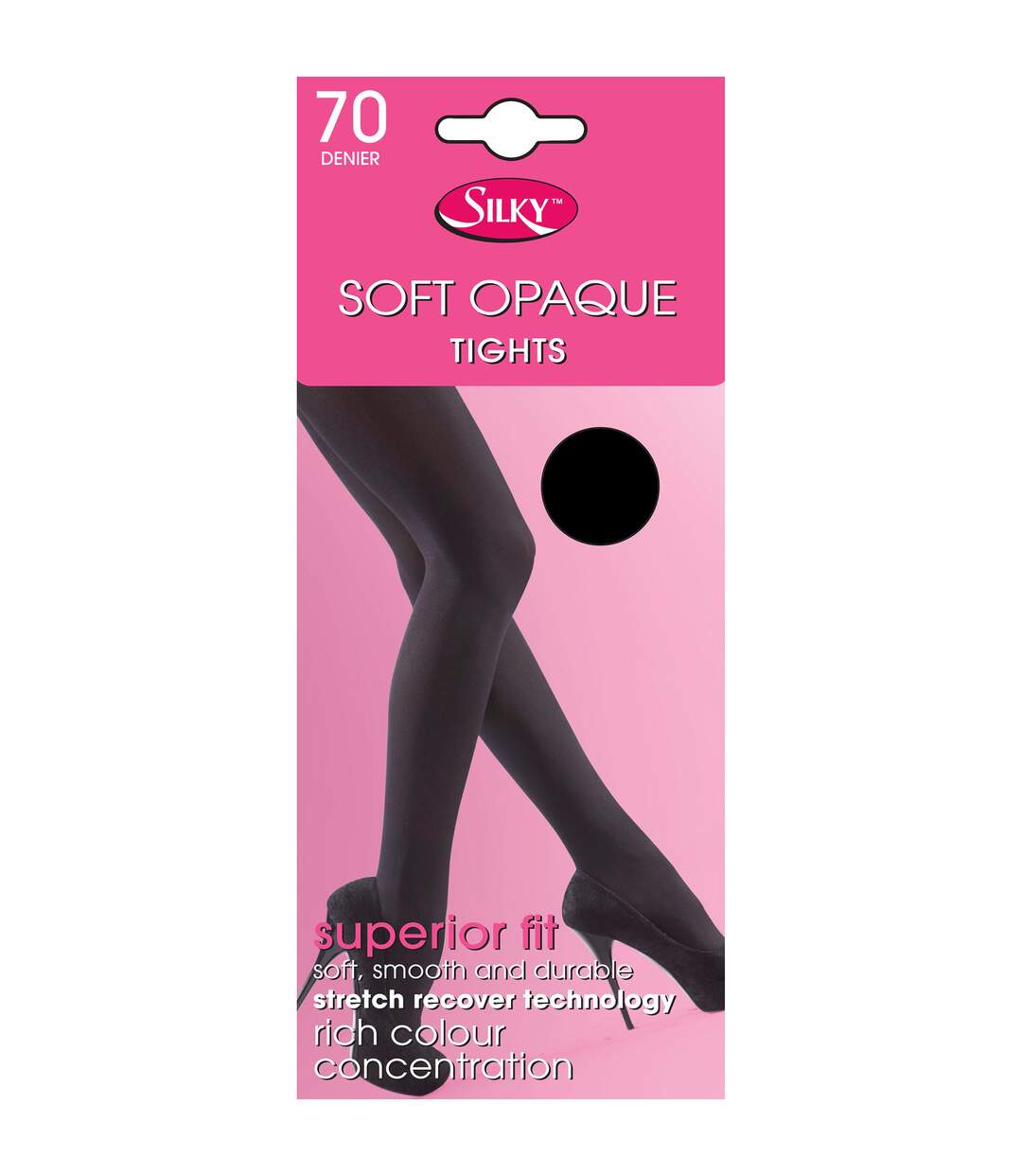 Silky - Collants 70 Deniers (1 paire) - Femme (Noir) - UTLW191