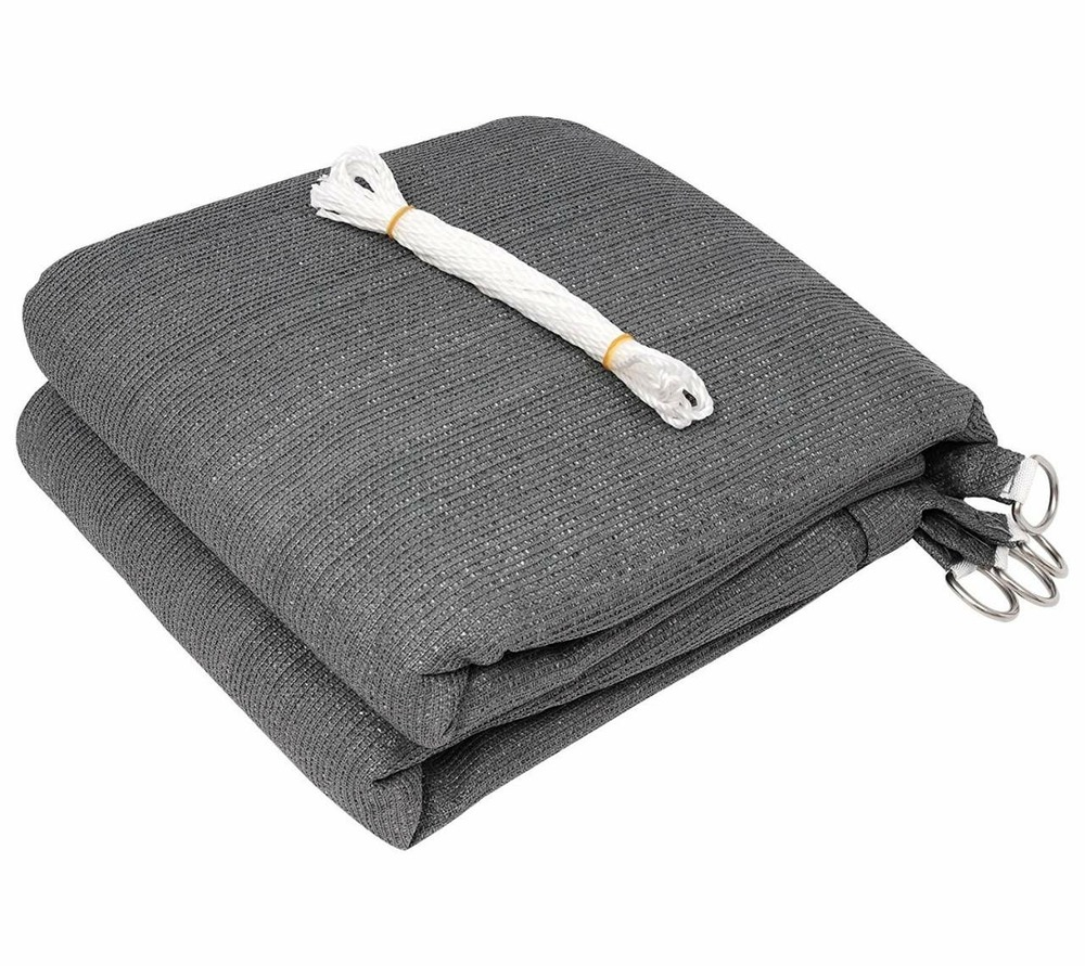 Voile d'ombrage pour jardin extérieur patio yard party bloc uv, 2x3m gris