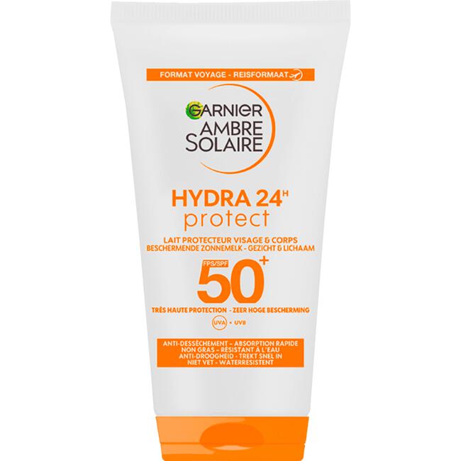 Garnier Ambre Solaire Reisformaat Hydraterende Zonnebrandmelk SPF 50+ 50 ML