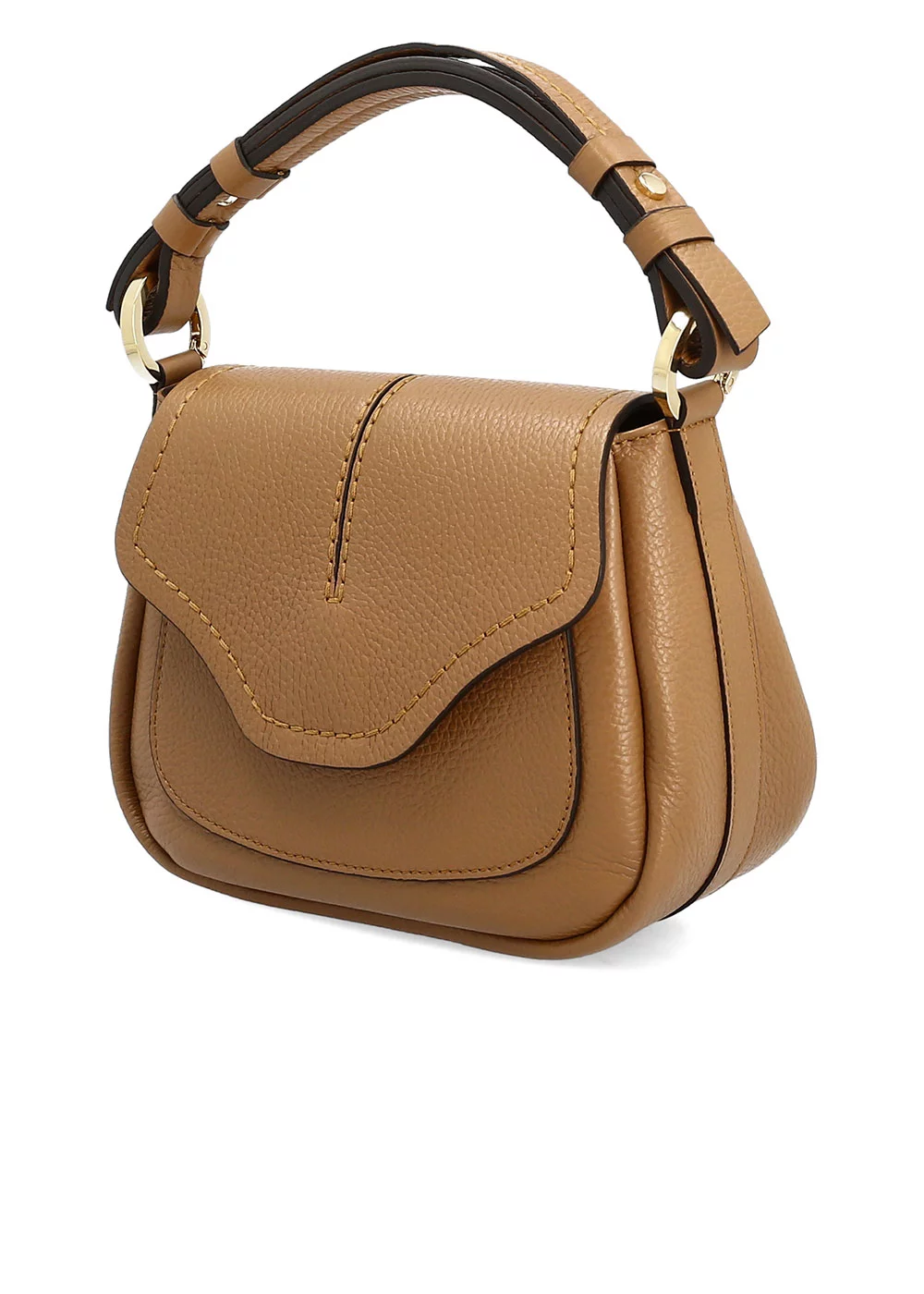 BESACE BEATRIX CUIR CAMEL