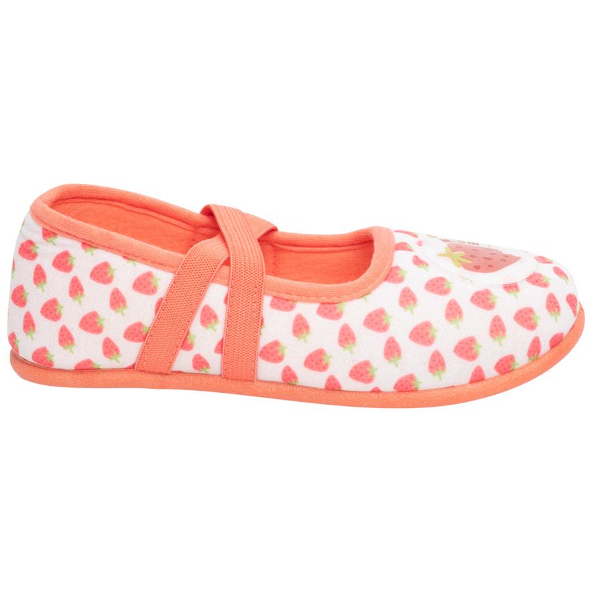 Chaussons babies imprimés fraises pour enfant fille - Multicolore