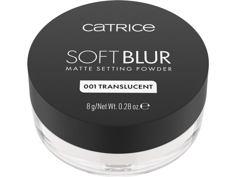 Catrice Puder Soft Blur Matte Setting 001 Translucent Ultraleichtes, seidiges Puder sorgt für ein nahtloses, weichgezeichnetes Finish