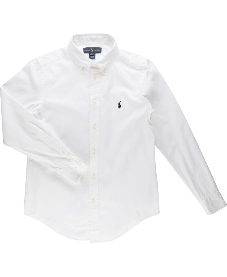 Polo Ralph Lauren Custom Fit Oxford Shirt Hvid