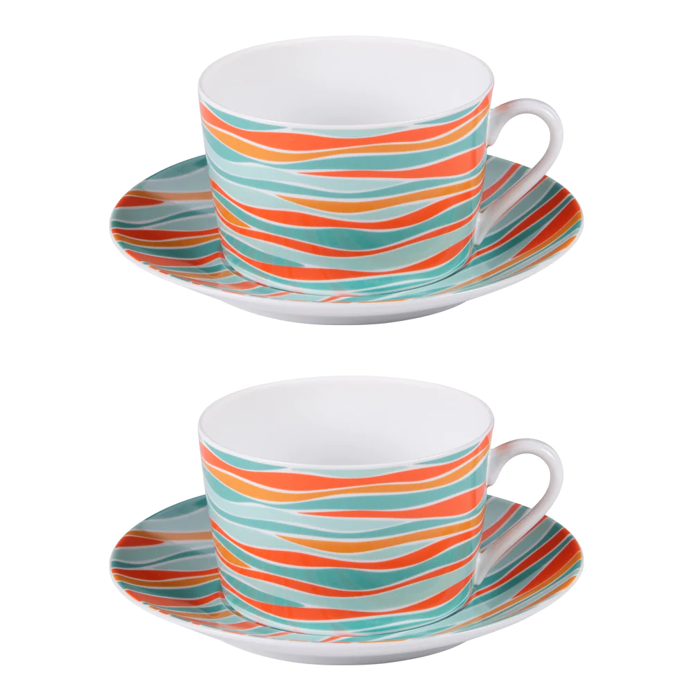 Coffret de 2 petits déjeuners Alizée 35 cl Table passion