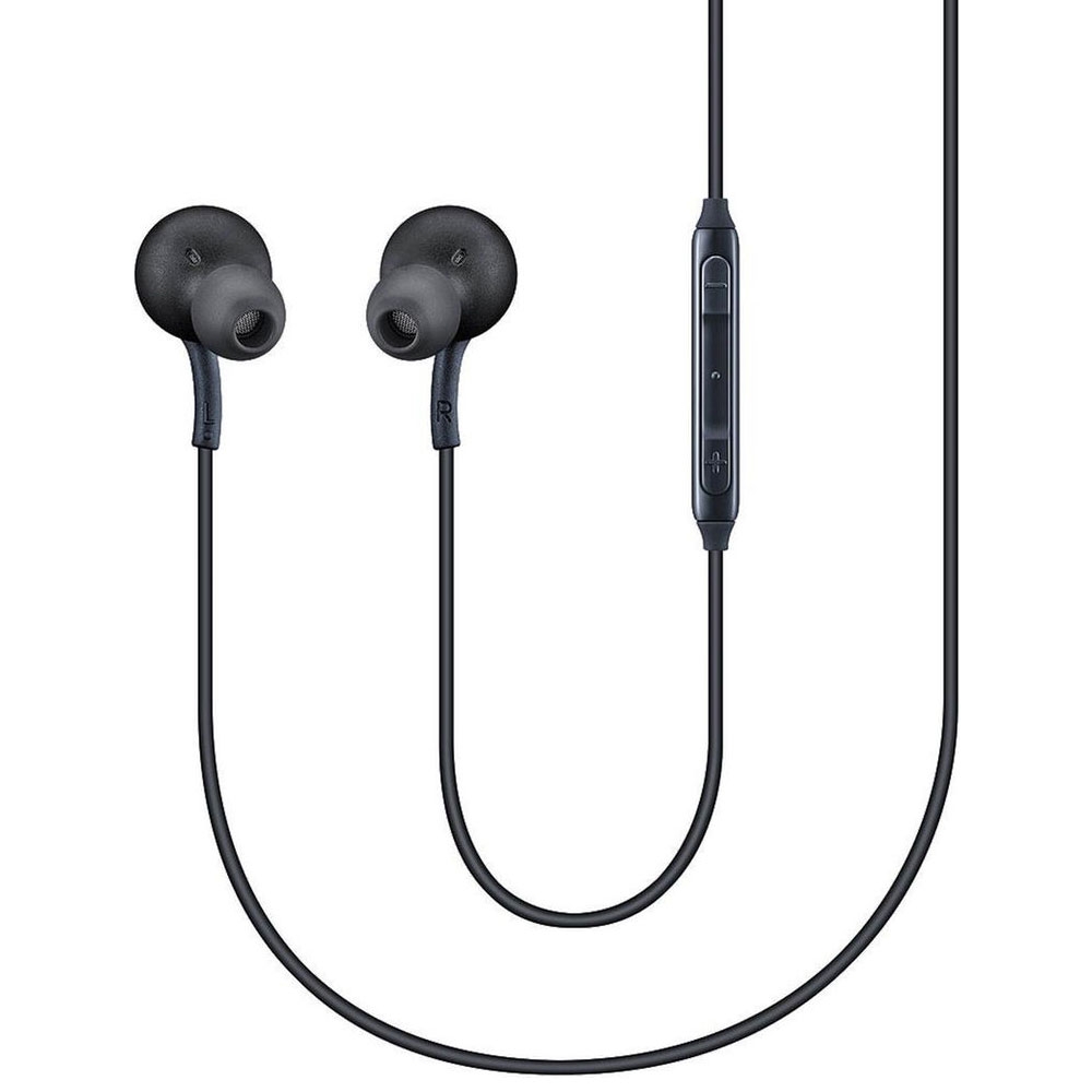 AKG (by Samsung) Kopfhörer In-Ear Headset Tuned mit 3.5mm Klinken Anschluss (EO-IG955BSEGWW) - Titangrau (Schwarz)