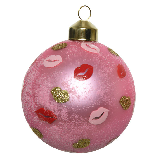 Christbaumkugel - Kussmund - Ø = ca. 8 cm - 1 Stück