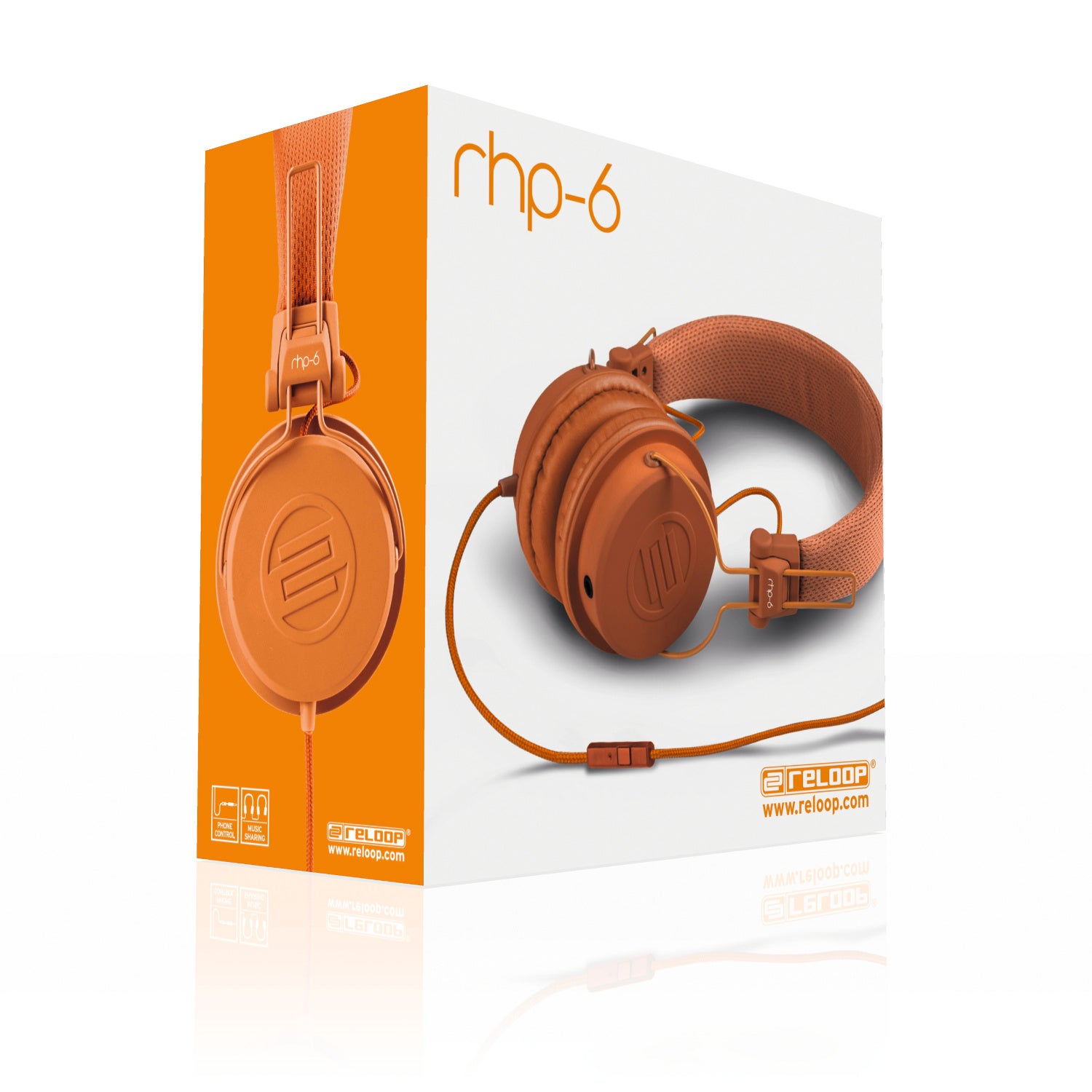 Reloop RHP-6 Orange hoofdtelefoon oranje