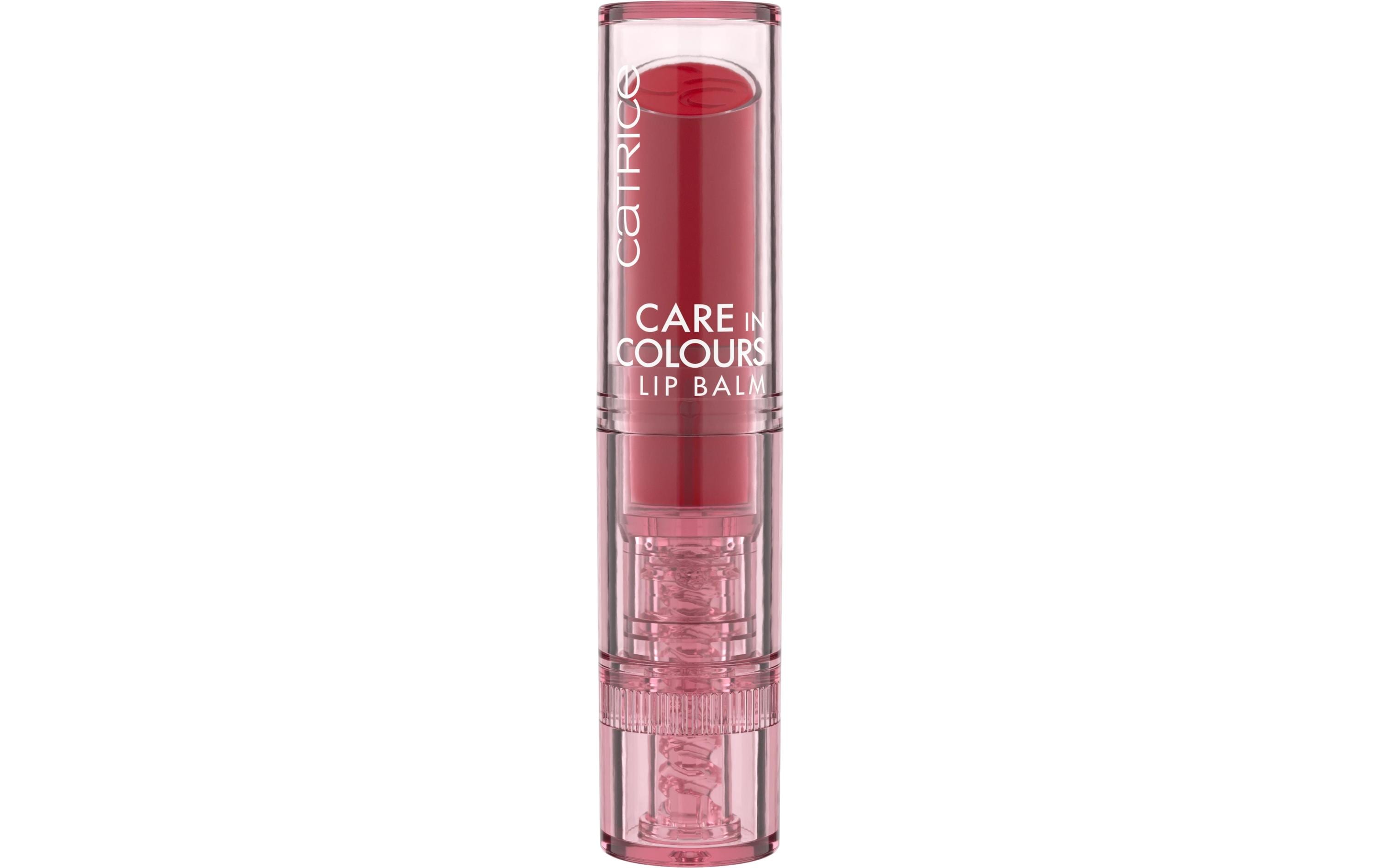Lip Gloss Care In Colours 040 Hot TakeFarbiger Lippenbalsam in einem kühlen Rotton für glänzende Lippen