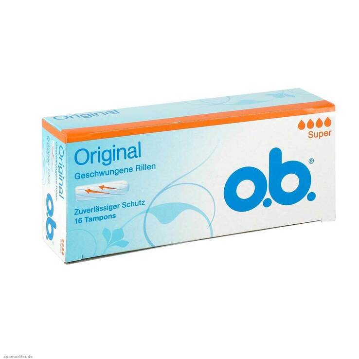 O.B. Tampons super, 16 St