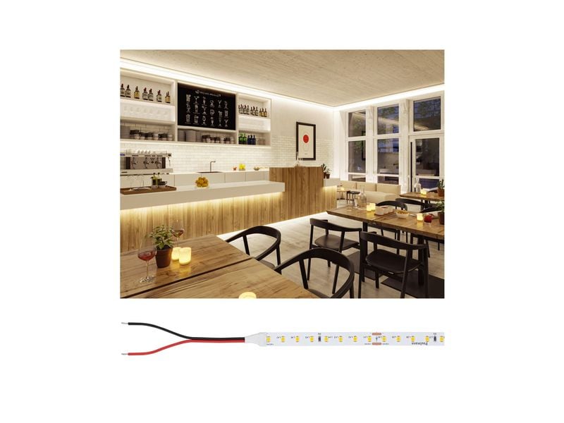 Paulmann Pro LED Strip Silver P75 827 10m 42W 700 lm/m 96LE Der professionelle 24 V ProStrip Silver P75 mit einer Länge von 10 m