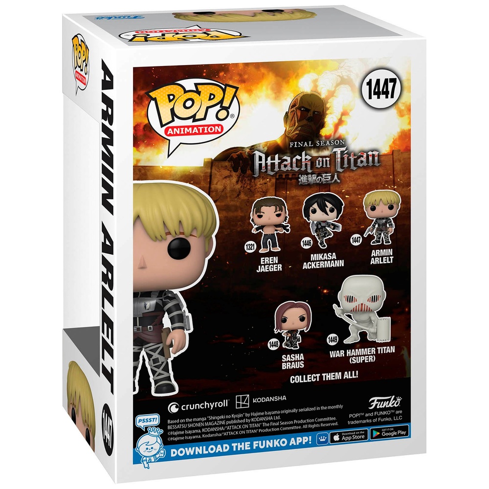 POP! Vinylfigur Attack on Titan 1447: Armin Arlet