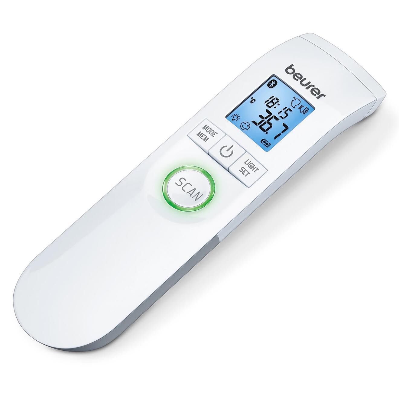 Beurer Thermomètre sans contact connecté blanc