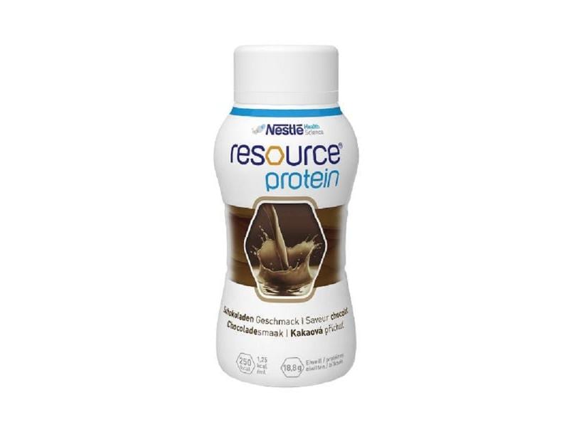 Resource Protein Schokolade 4 x 200 ml Lebensmittel für besondere medizinische Zwecke