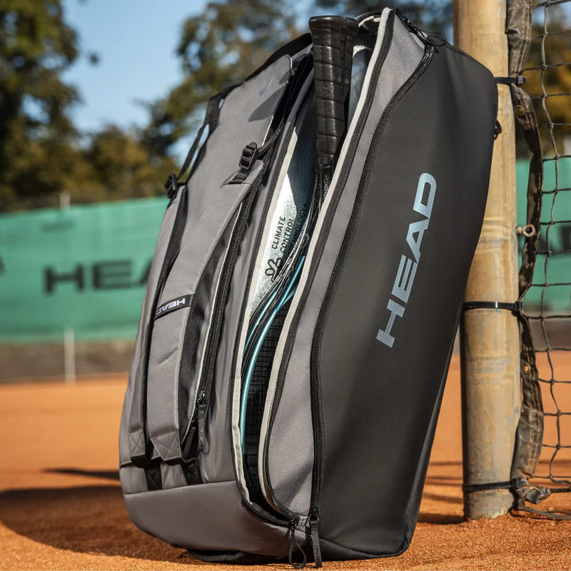 Sac de tennis Head Pro X Duffle L gris et noir Gravity