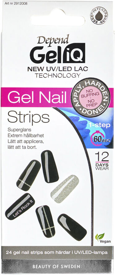 Depend Gel iQ Gel Nail Strips Semi cured n