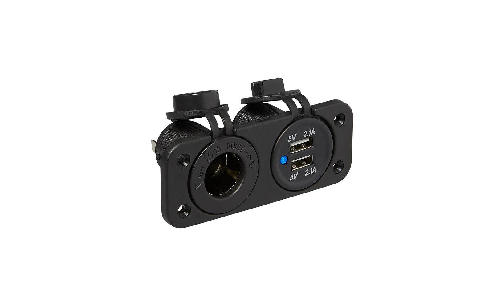 ProPlus Einbau Kit - Doppelsteckdose und USB