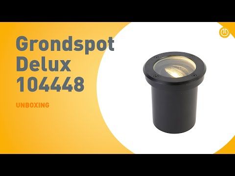 Moderne buiten grondspot zwart verstelbaar IP65 - Delux