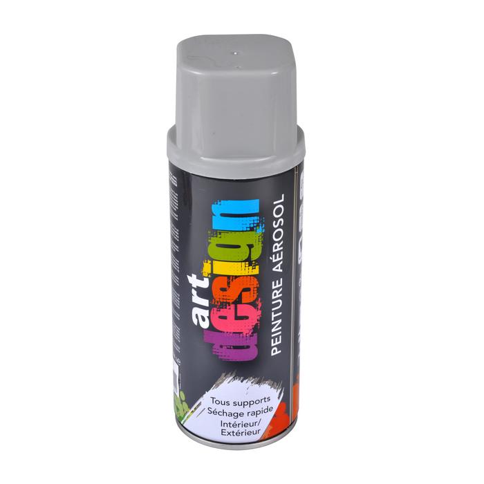 BOMBE DE PEINTURE MULTI SUPPORTS 400ML ZINC
