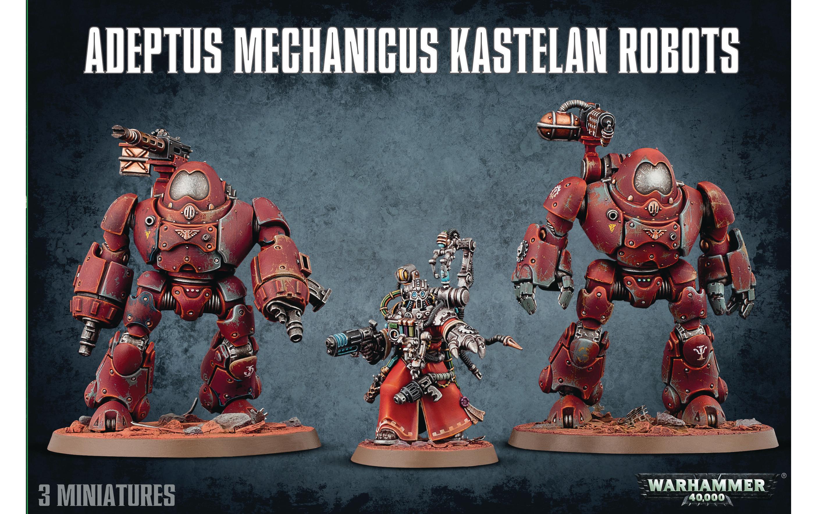 Figurenset Warhammer 40k Adeptus Mechanicus Kastelan RobotsRoboter und Tech-Priest