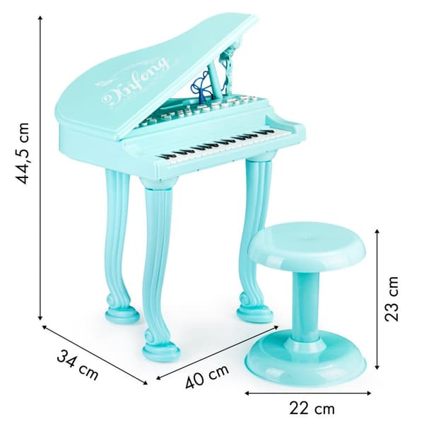 Piano orgel keyboard piano med mikrofon mp3
