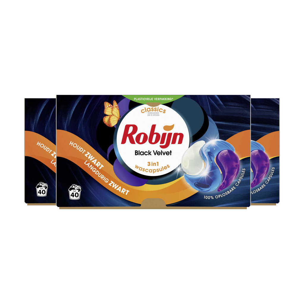 Beste pots!3-in-1 wascapsules Black Velvet - 3 x 40 wasbeurten - 120 wasbeurten