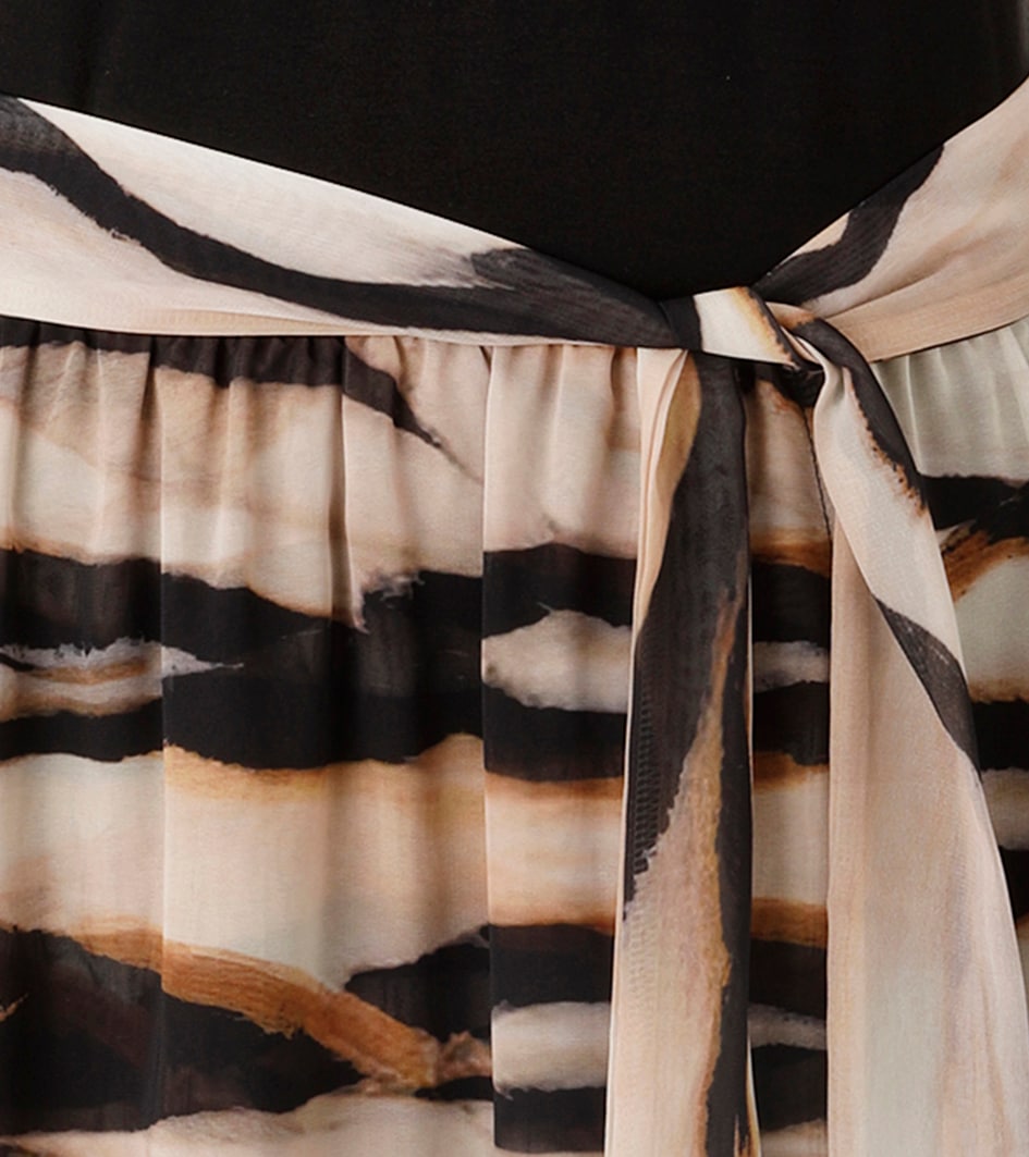 Aniston SELECTED Jerseykleid mit abnehmbaren Bindeband - NEUE KOLLEKTION