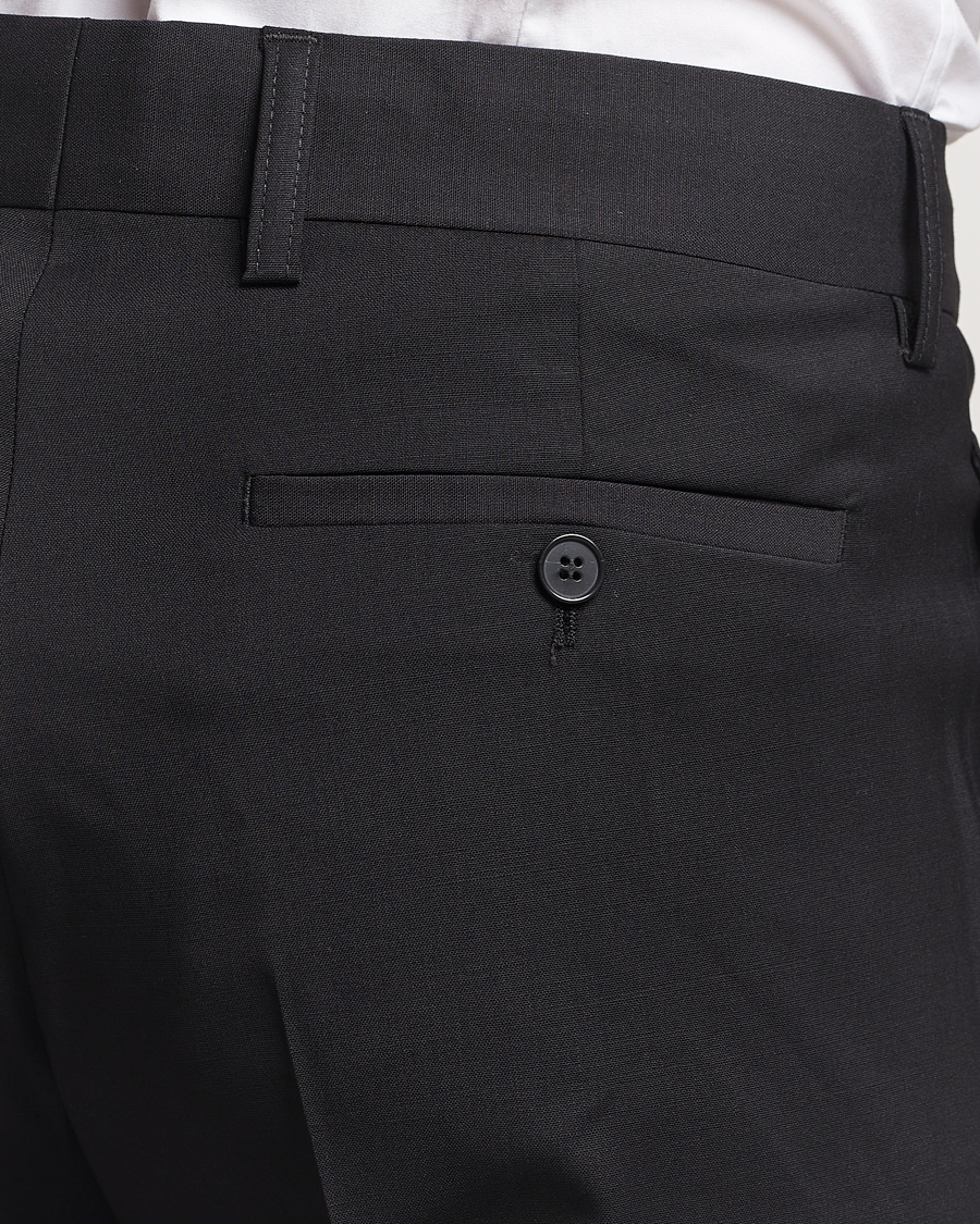 Filippa K Slim Wool Trousers Black