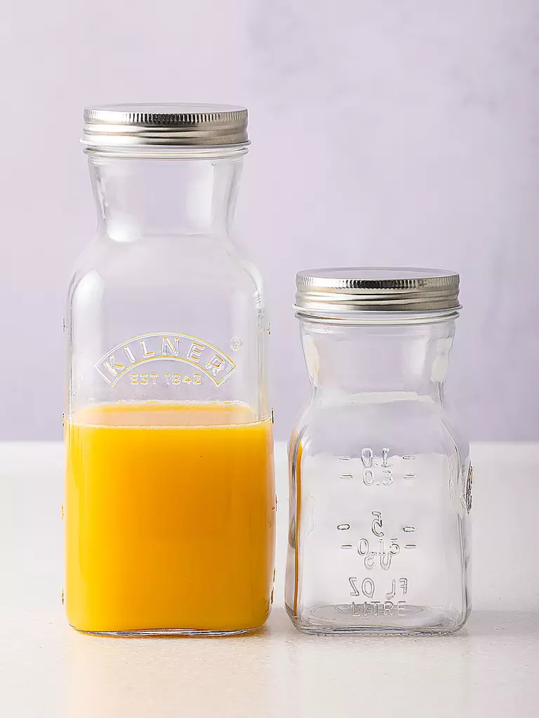 KILNER Saft- / Saucenflasche 500ml Glas transparent