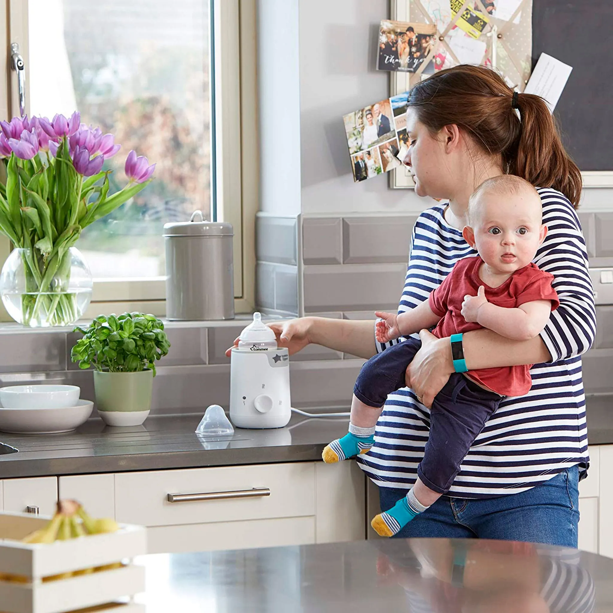 Tommee Tippee Chauffe-biberon et Chauffe-plats électrique Easi-Warm