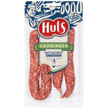 Huls Groninger Metworst met Kruidnagel 2 x 110 g