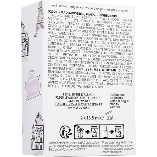 Nagellack Nailart Set french maniküre