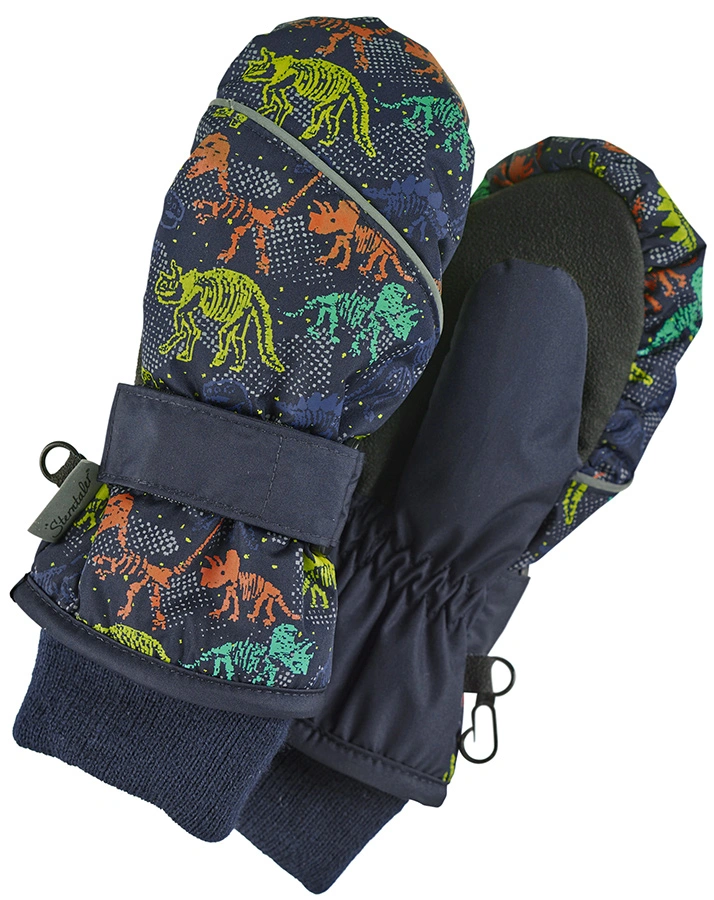 Fäustlinge DINO mit Klett in marine