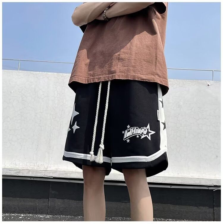 Blueforce - Shorts met trekkoord en letters