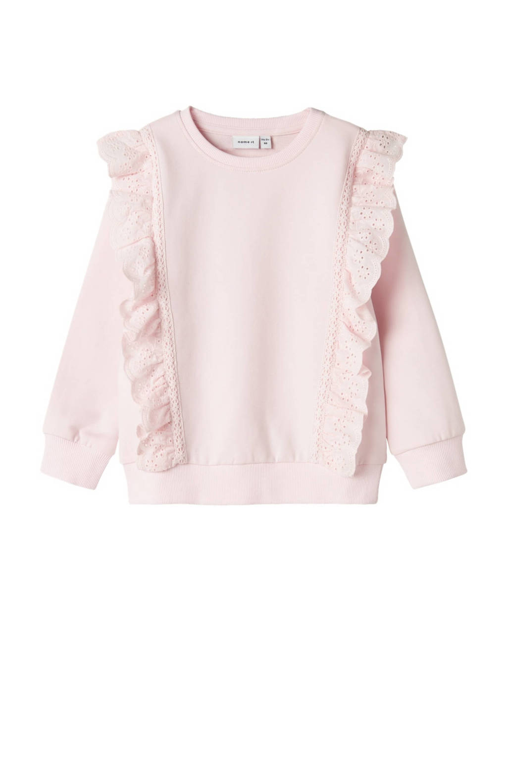 NAME IT sweater NMFLUVA lichtroze