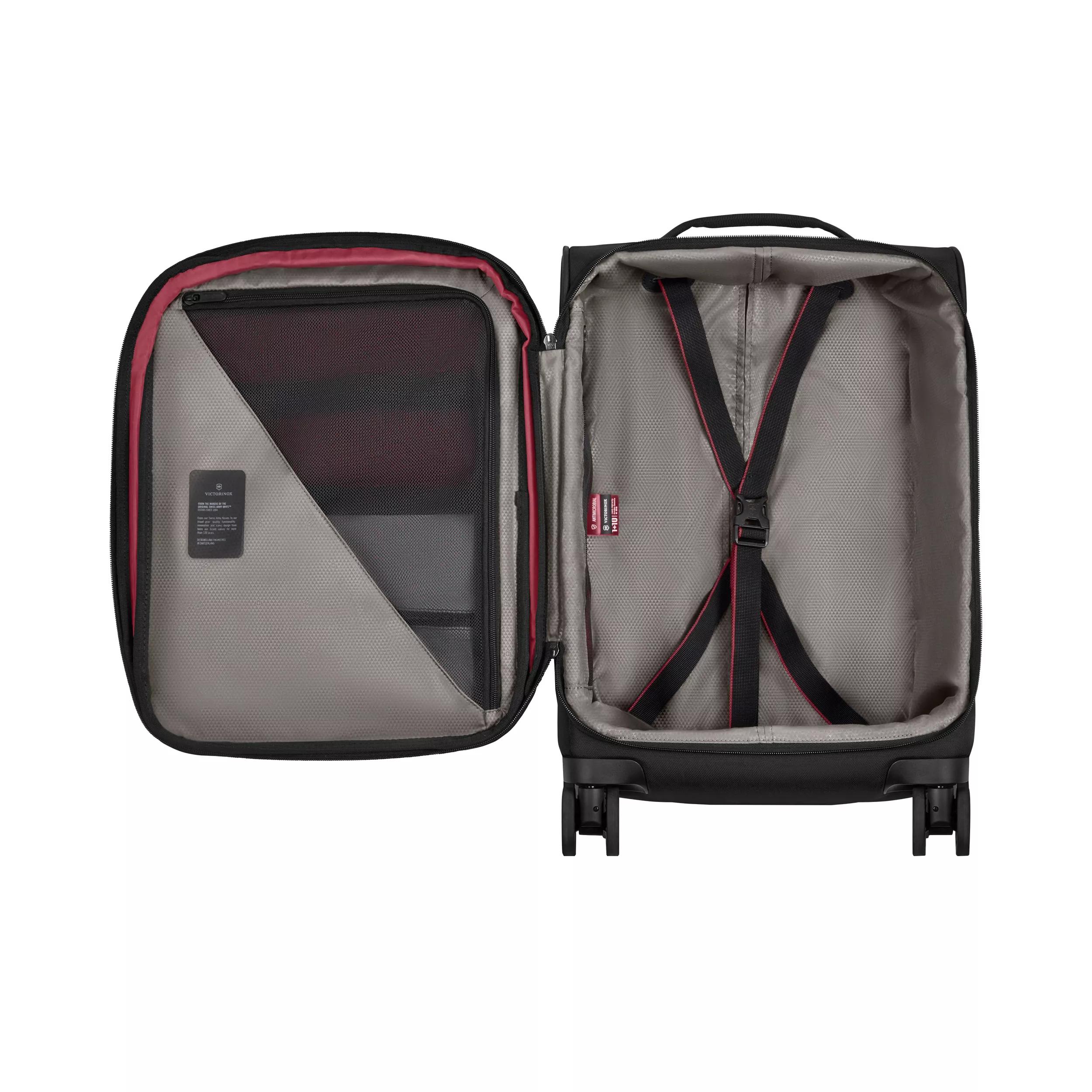 Crosslight Frequent Flyer Softside Carry-On-schwarz