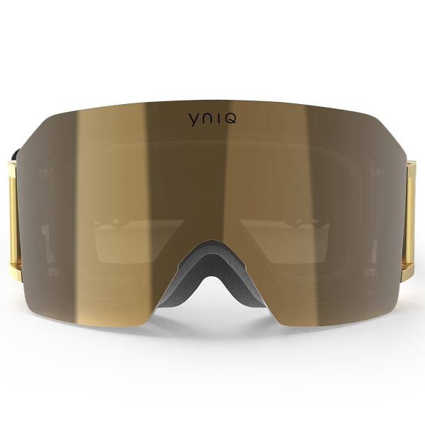 Masque de ski YNIQ NINE BLACK ALL GOLD
