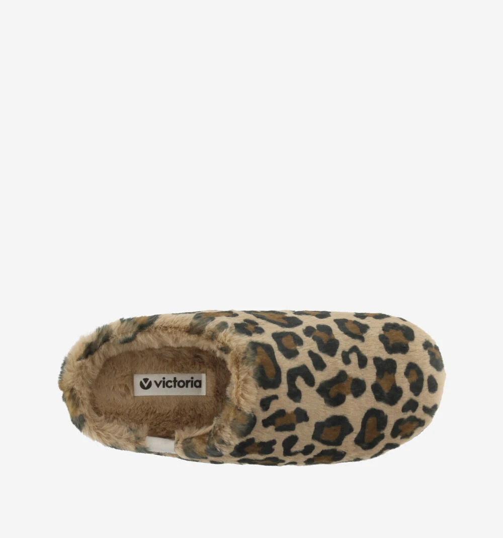 NORTE LEOPARD SLIPPERSCUERO