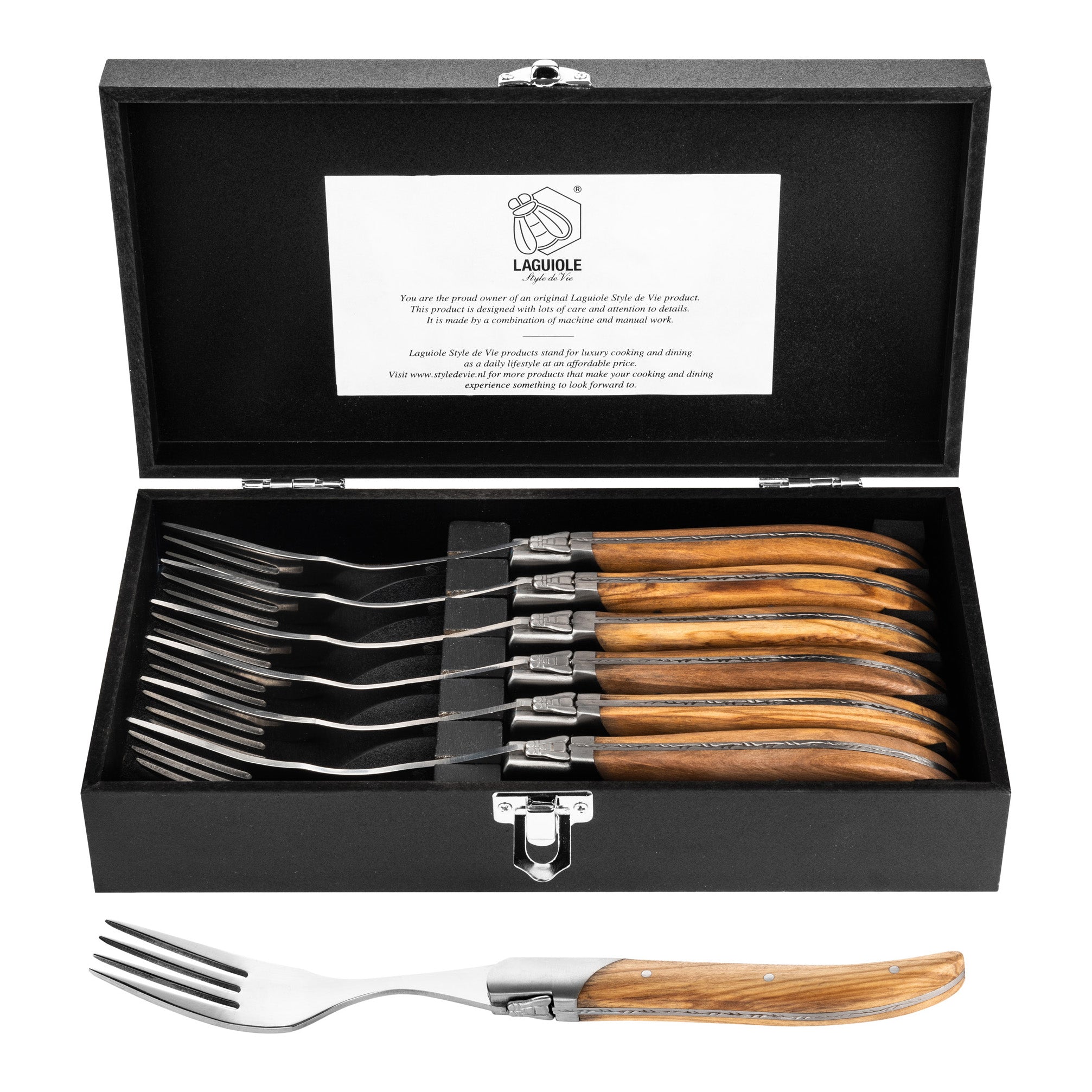 Laguiole Style de Vie Luxury Line Vorken 6 st.