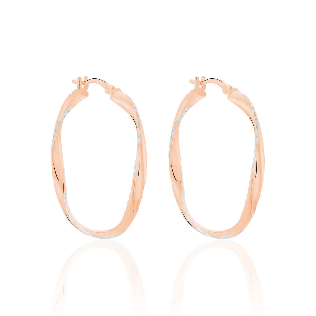 Créoles Argent Rose Alieno
