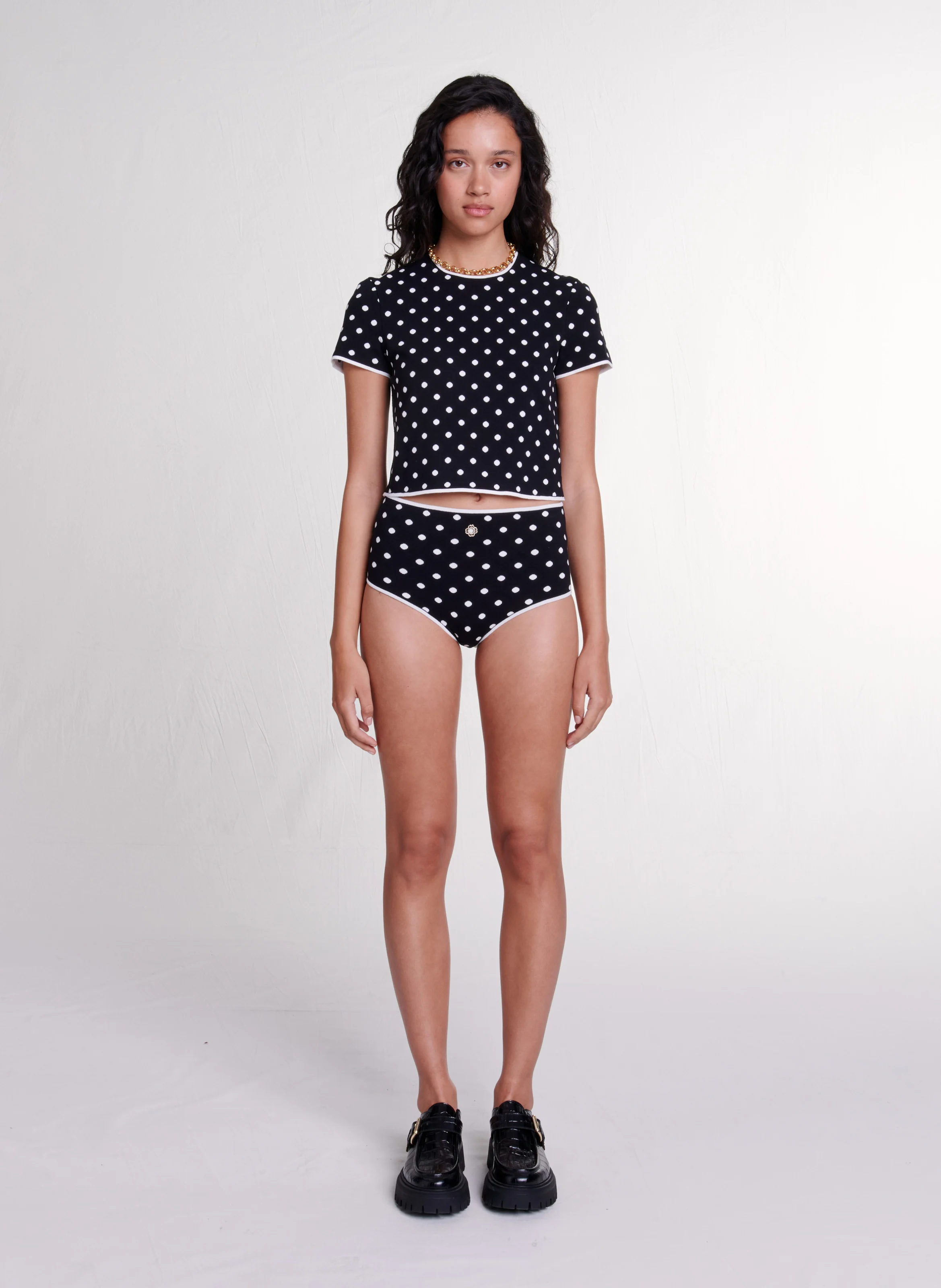 Culotte en maille | Noir