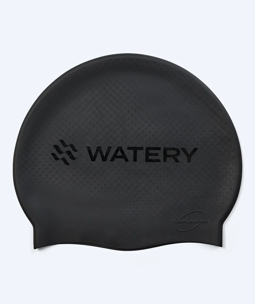 Watery badehætte med knopper - Avisa Bud - Sort