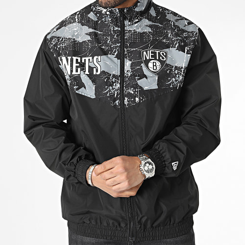 Veste Zippée Brooklyn Nets 60332146 Noir Gris