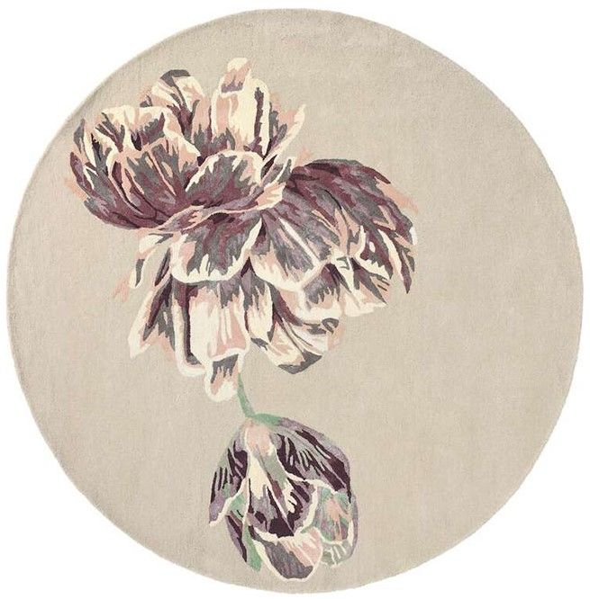 Vloerkleed Beige 56001 Tranquility Round