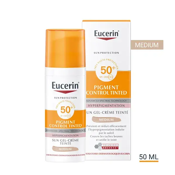 Duo de Sérum Anti-Pigmentação Eucerin 30ml + Gel-Creme Cor Protetor Solar FPS 50+ - Duo anti-manchas escuras