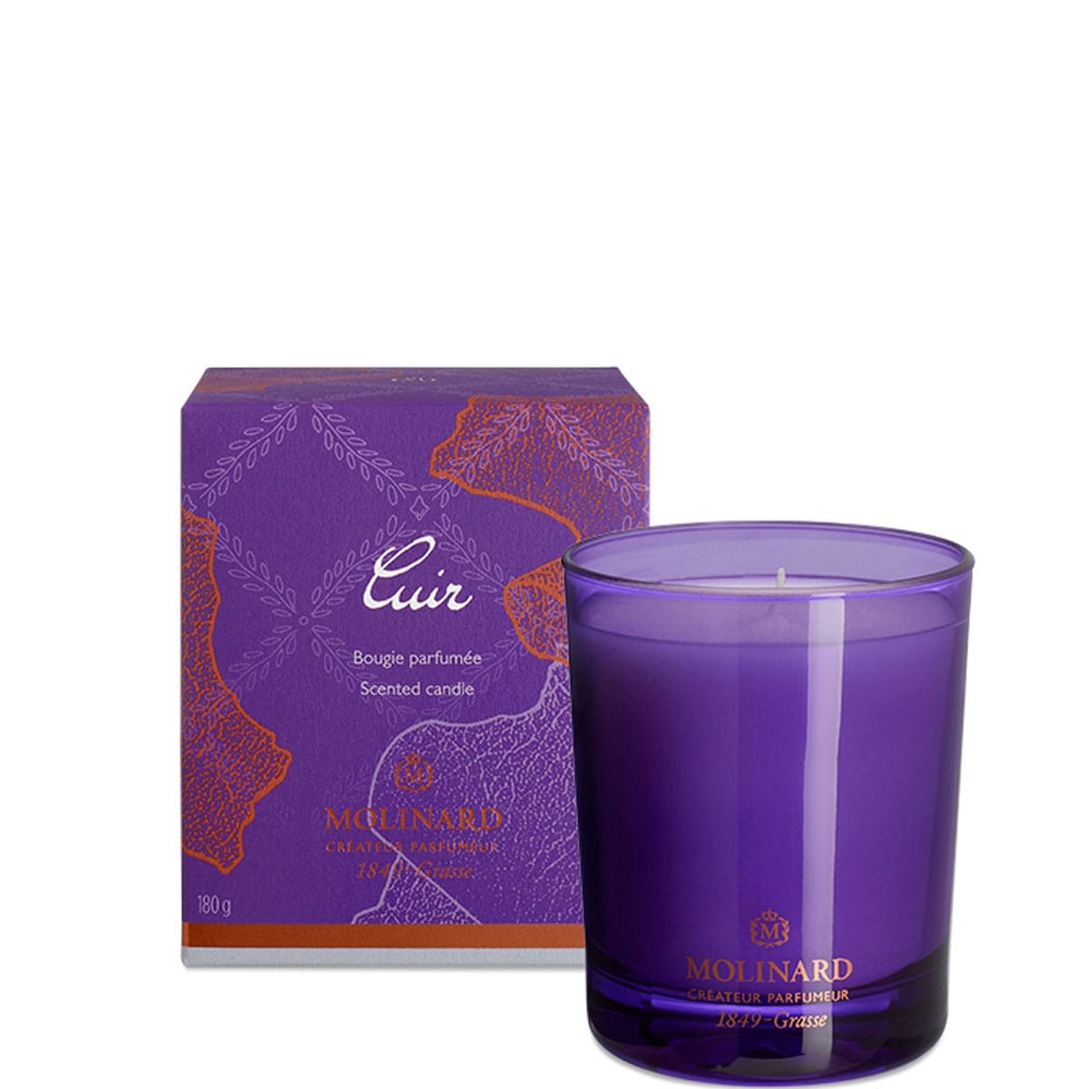 Molinard Cuir Bougie Parfumée