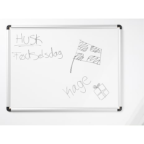 NAGA Whiteboard tavle magnetisk 45 x 60 cm