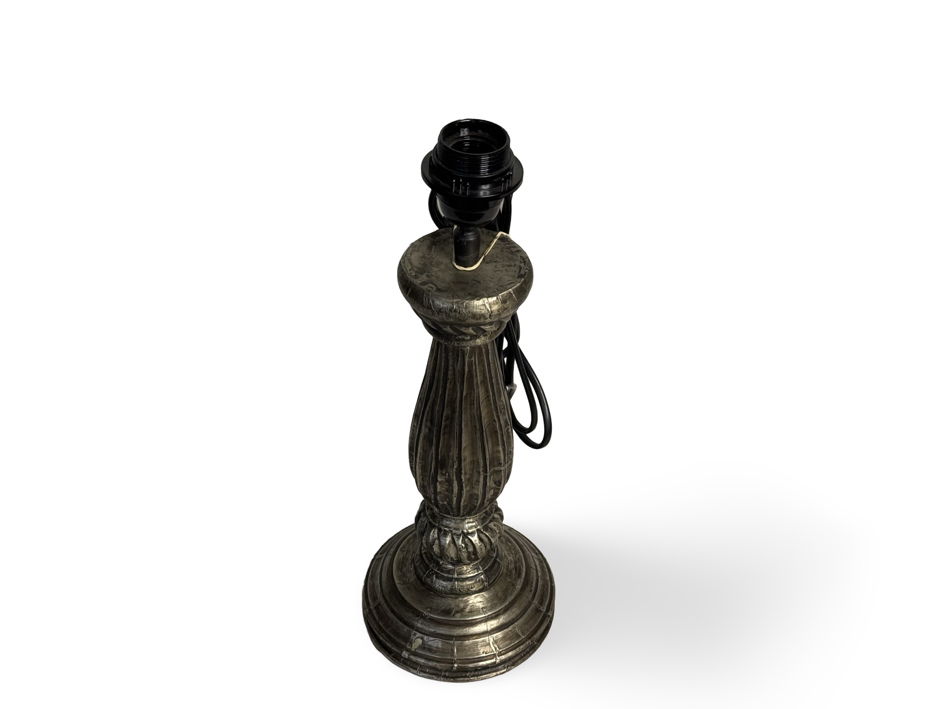 Lamp voet wit metaal uniek