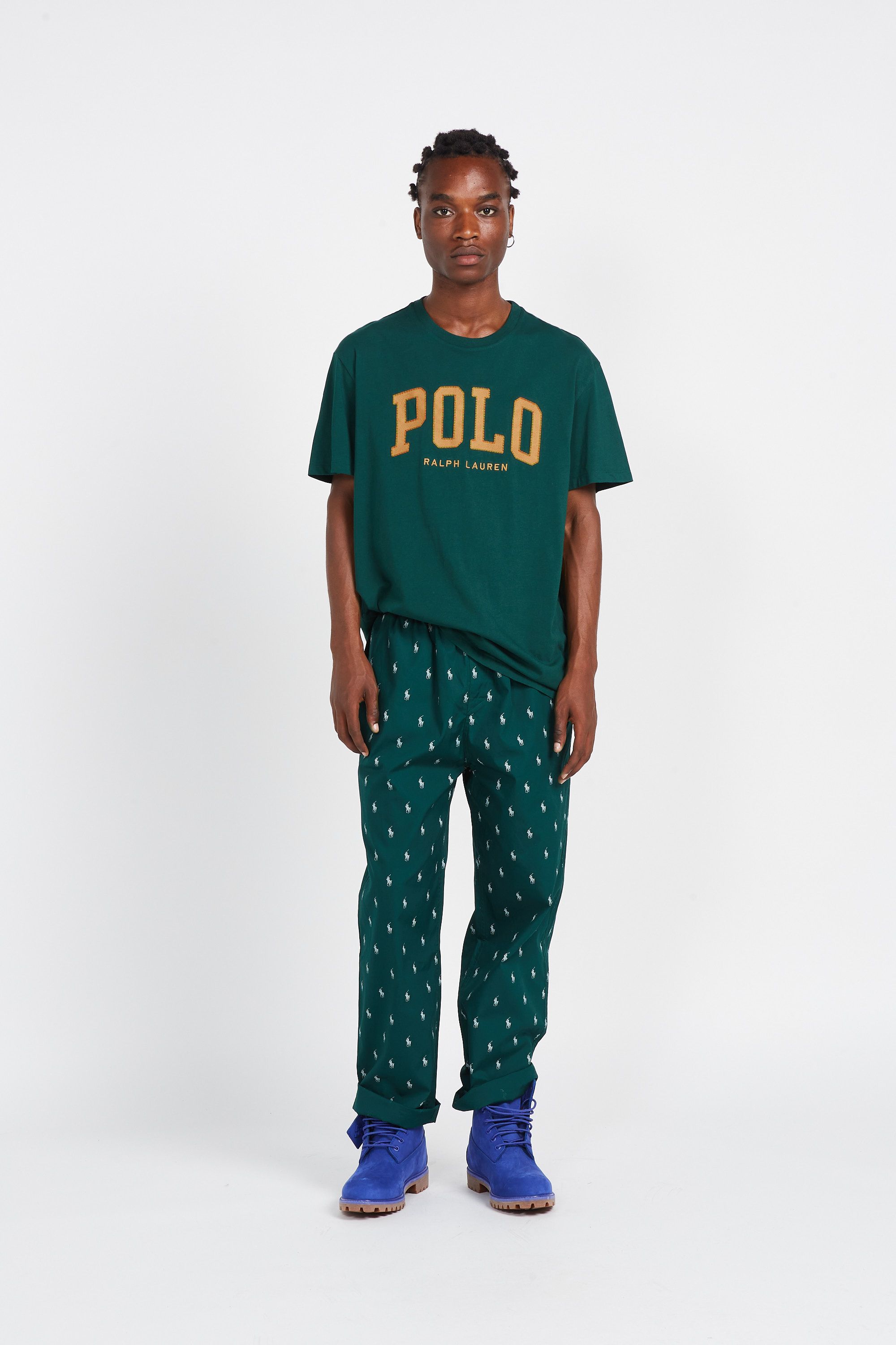POLO RALPH LAUREN T-shirt  Classic Fit Logo Jersey T-Shirt Vert