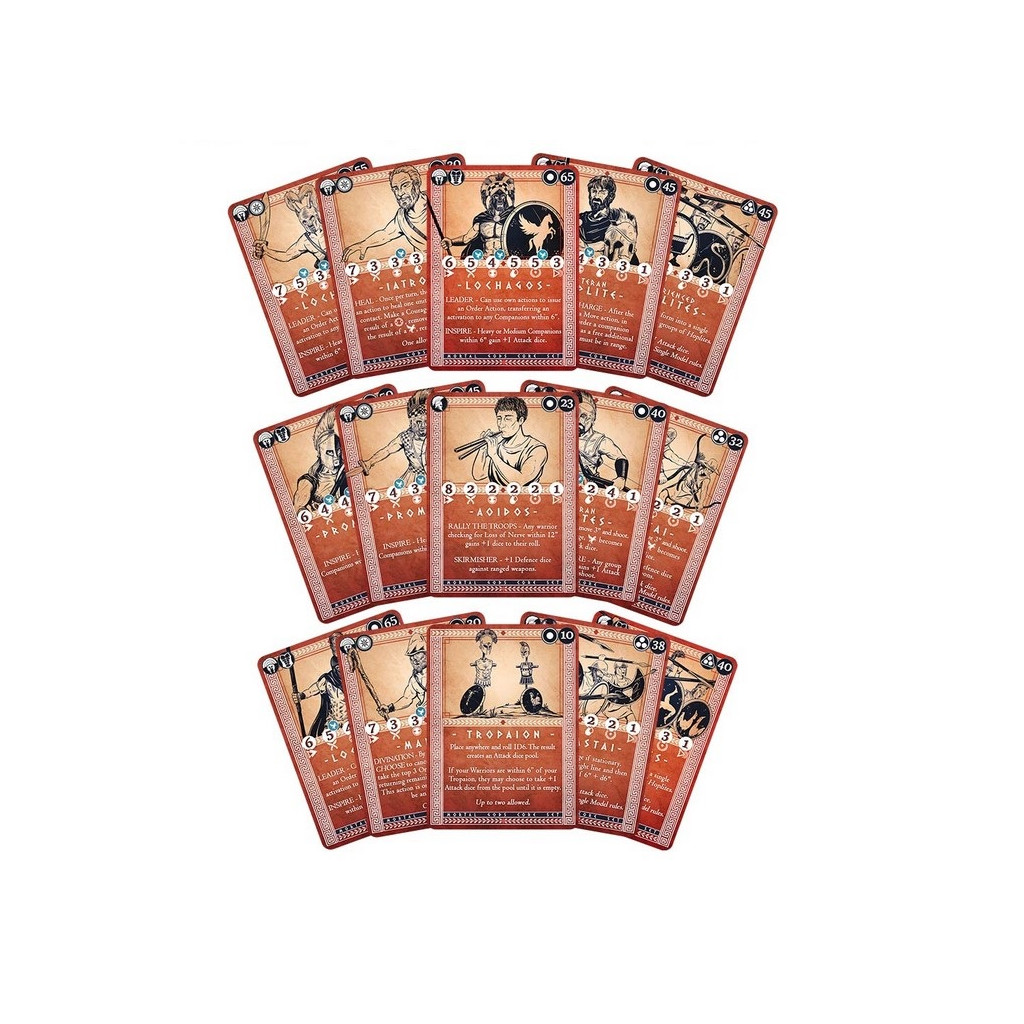 Mortal Gods - Omens, Gifts & Injury Card Set
