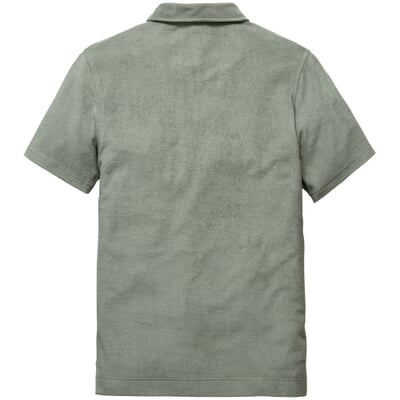 Herren-Poloshirt Frottee, Grün